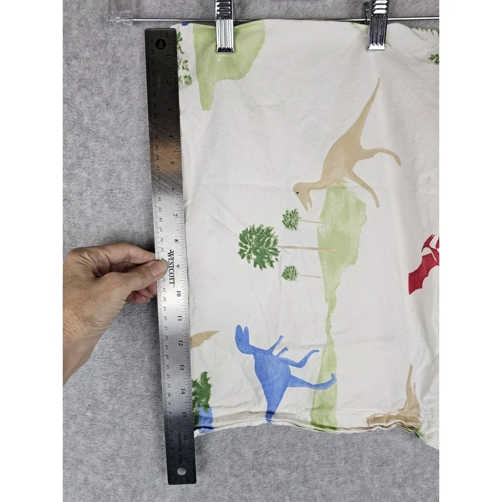 Pottery Barn Kids Dinosaurs Twin Sheets Fitted/Flat 5 Pieces READ For ISSUES